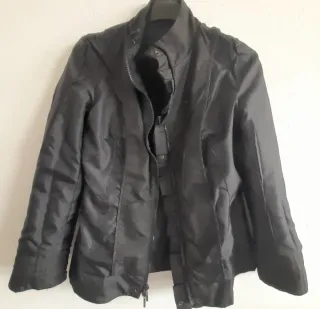 Parka Adolfo Domínguez Negra Mujer