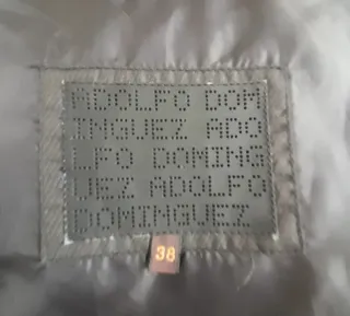 Parka Adolfo Domínguez Negra Mujer