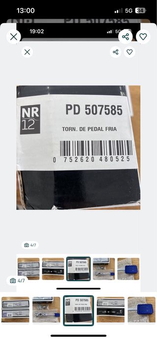 Torneira de Pedal Água Fria - Nova