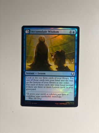 Magic The Gathering - Accumulate Wisdom FOIL
