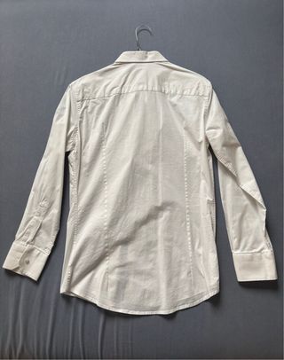 Camicia da uomo Moro bianca taglia 39