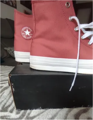 Zapatillas Converse Altas color coral