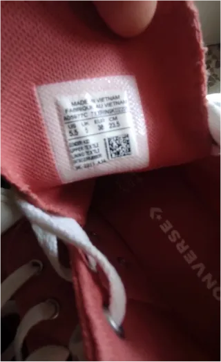 Zapatillas Converse Altas color coral