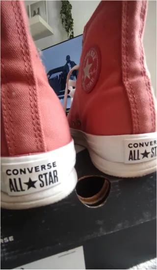 Zapatillas Converse Altas color coral