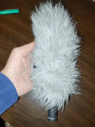 Micrófono Rode NTG1 con antiviento