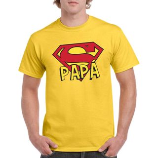 Camiseta unisex 100% algodón SUPER PAPA