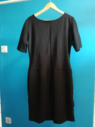 Vestido negro vintage talla 44