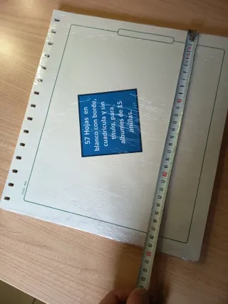 57 Hojas Blancas/Cuadriculadas para Álbum