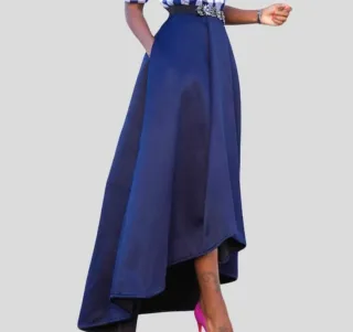 Falda fiesta/ceremonia azul