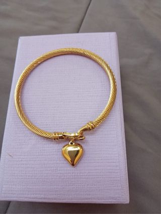 Pulsera Corazón Acero Inoxidable