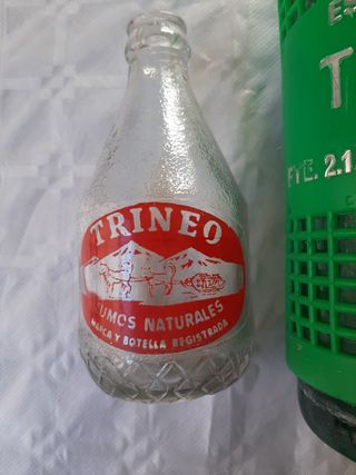 Sifón y botella trineo.