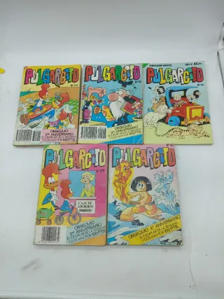 Lote 5 Comics Pulgarcito