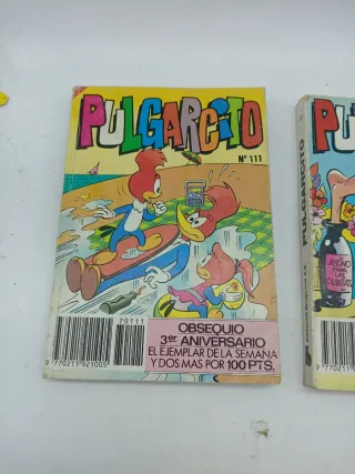 Lote 5 Comics Pulgarcito