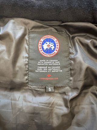 Chaleco Canada Goose Beige Negro