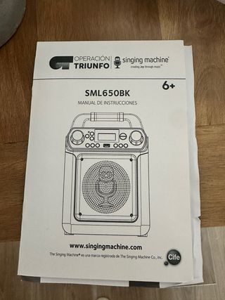 Karaoke Singing Machine con microfono