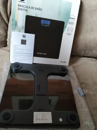 Báscula de Baño Digital Euro Life 180kg