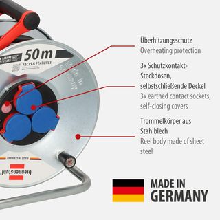 Carrete de cable Brennenstuhl 50m