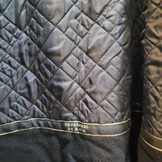 Chaquetón Trussardi Jeans Negro