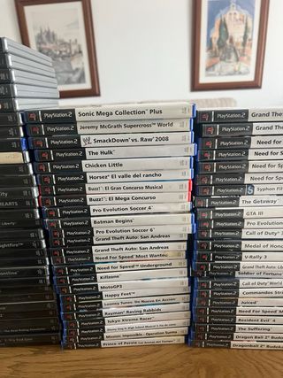 Lote Juegos PlayStation 2 (PS2)