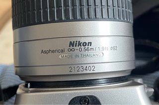 Cámara Analógica Nikon F55 Plata/Negra