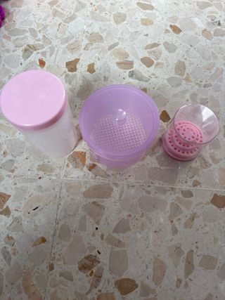 Set uñas: limpieza de brocas y brocha y expositor