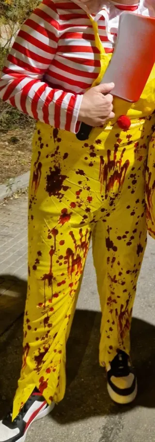 Disfraz Payaso Sangriento Talla XL