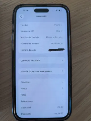 iPhone 14 Pro Max Grigio