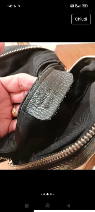 Zaino Vera Pelle Fiorentina Nero