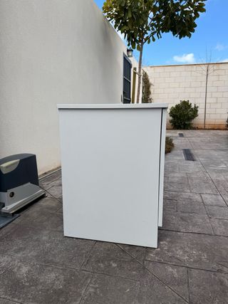 Mueble auxiliar blanco