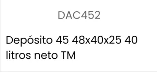 Depósito agua camper