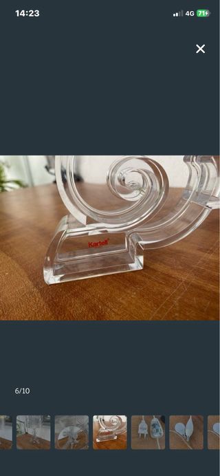 Lampada da tavolo Kartell Milano Trasparente