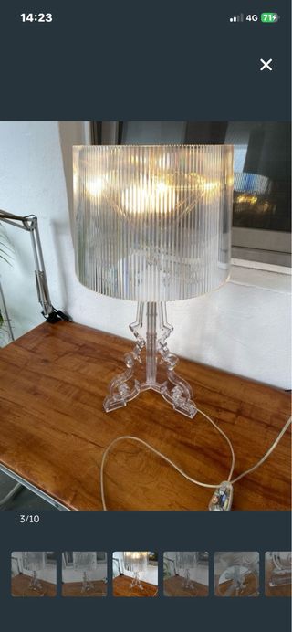 Lampada da tavolo Kartell Milano Trasparente