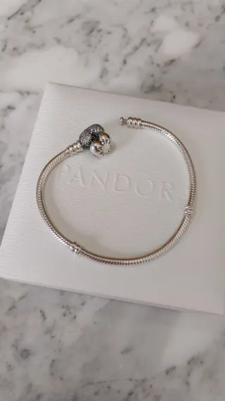 Pulsera Pandora Corazón Talla 18cm