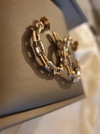 Pendientes Aro Bañados en Oro Nuevos