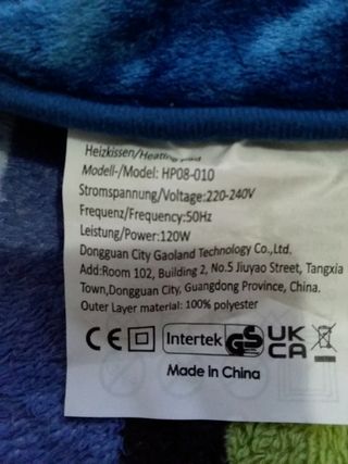 Termoforo Piedi Elettrico Marnur