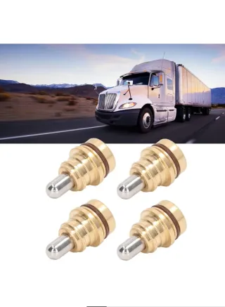 4 Piezas Válvula Latón y Acero Inoxidable