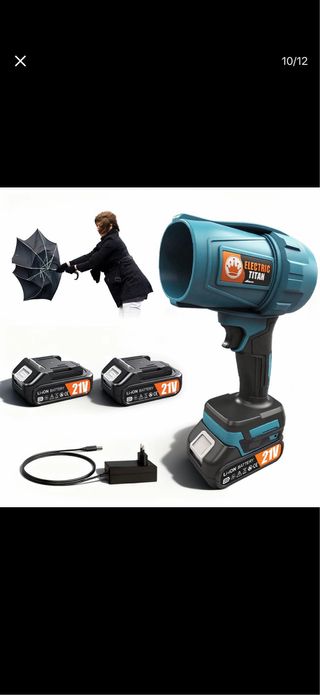 Sopladora Hojas Eléctrica Titan 21V