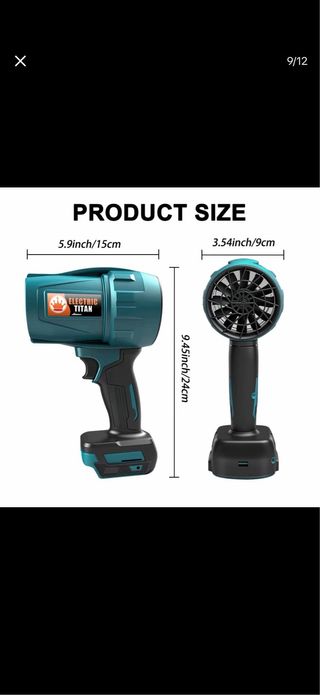 Sopladora Hojas Eléctrica Titan 21V