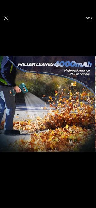 Sopladora Hojas Eléctrica Titan 21V