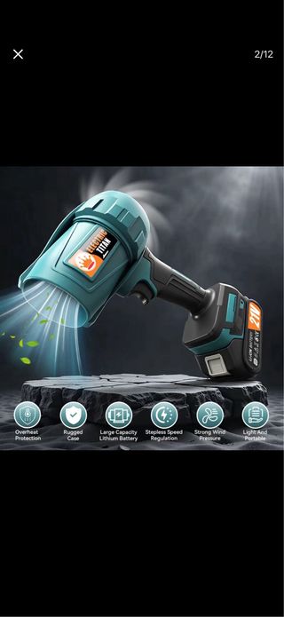 Sopladora Hojas Eléctrica Titan 21V