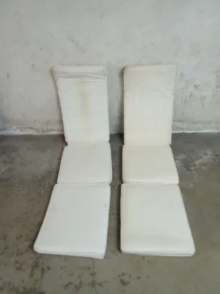 Colchonetas cojines para tumbonas (2 unidades)