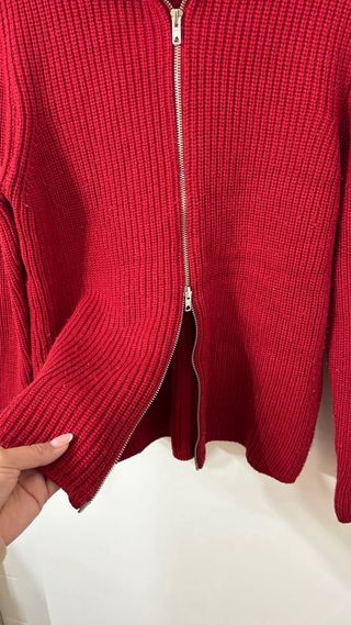 Jersey Rojo Cremallera