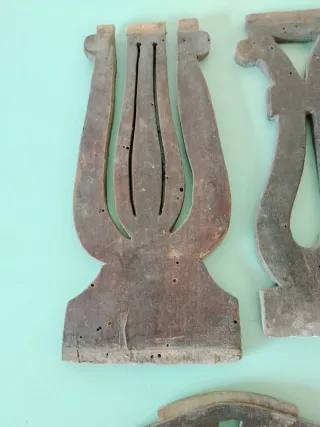 Resti schienali sedie antiche in legno