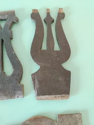 Resti schienali sedie antiche in legno