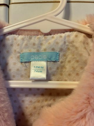 Set 2 pezzi: cardigan e gilet pelliccia bambina