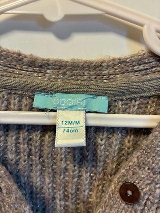 Set 2 pezzi: cardigan e gilet pelliccia bambina