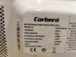 Microondas Corberó Blanco