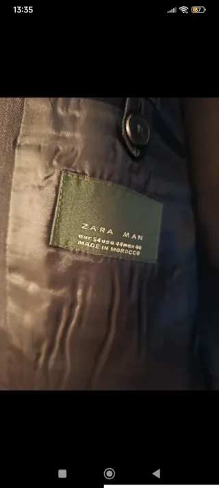 Traje de hombre negro