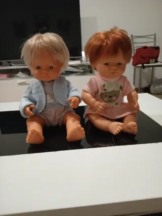 Lote muñecas niña y niño