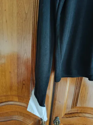 Polo donna nero e bianco